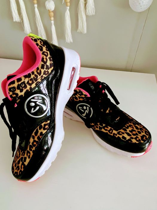 Buty Zumba 40 panterka czarny róż