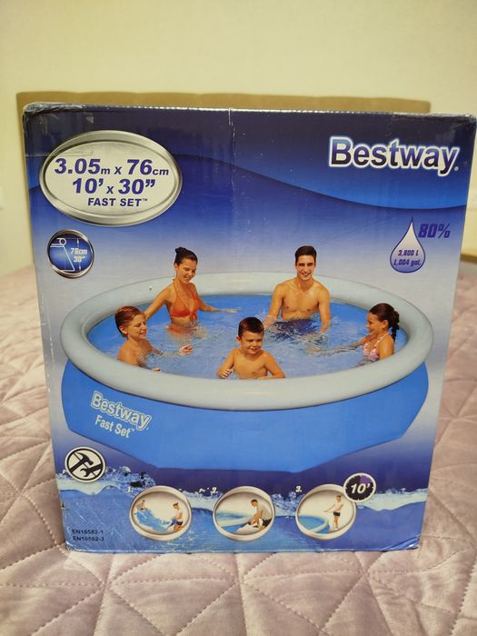 Надувной бассейн Bestway 57266, 305 х 76 см