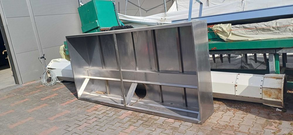 Okap centralny z łapaczami 290×143×45