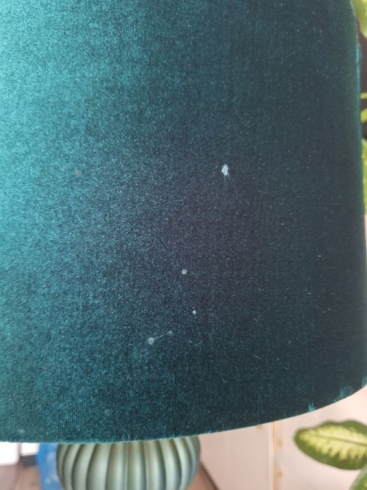 Lampa Eurofirany Nelda 1 Zielona Złota Z Welwetowym Abażurem 46X174