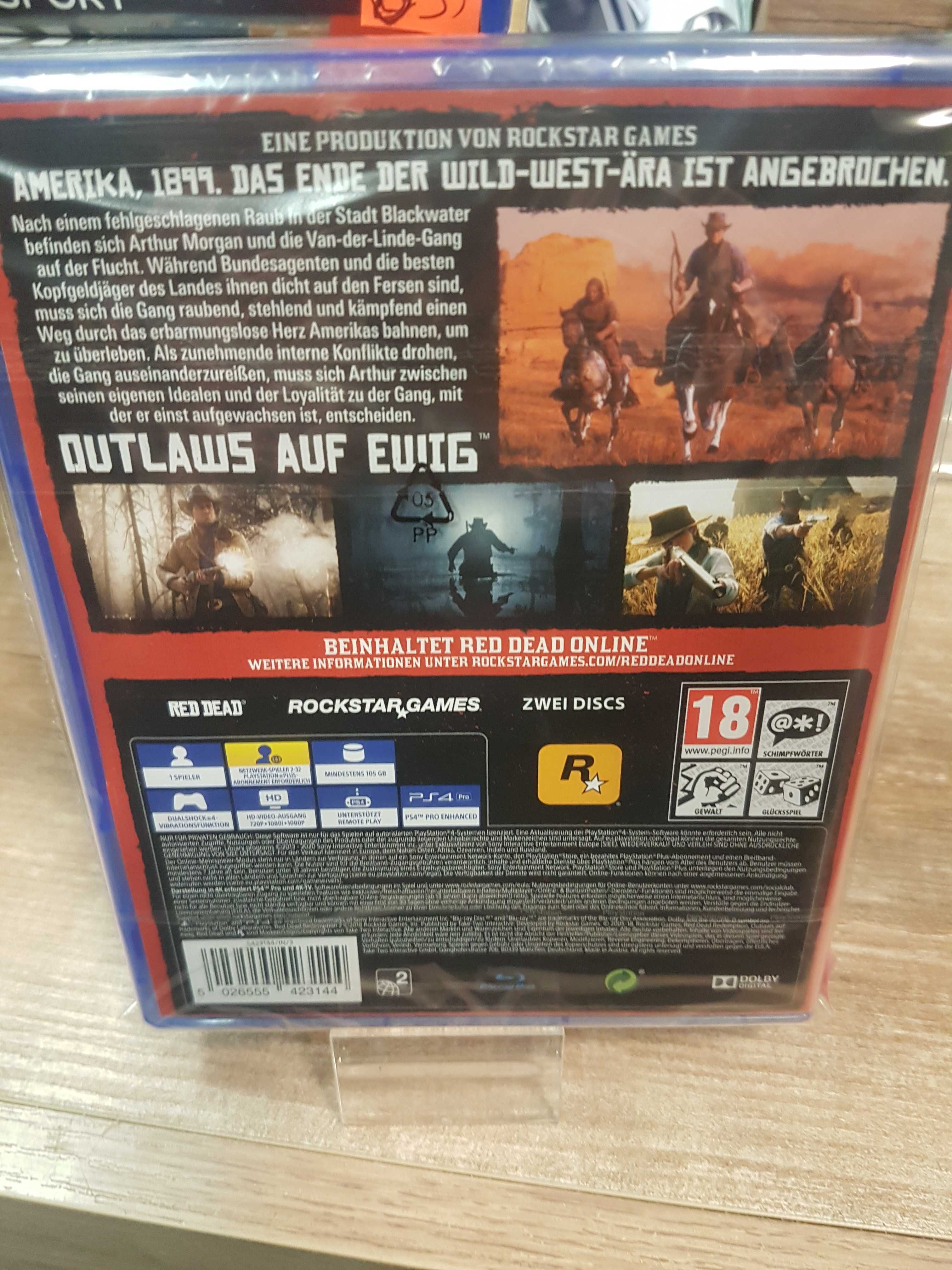 Red Dead Redemption 2 PS4 nowa,  Sklep Wysyłka Wymiana