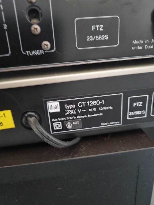 Wzmacniacz amplituner kolumny Dual CV1260 amplituner CT1260-1