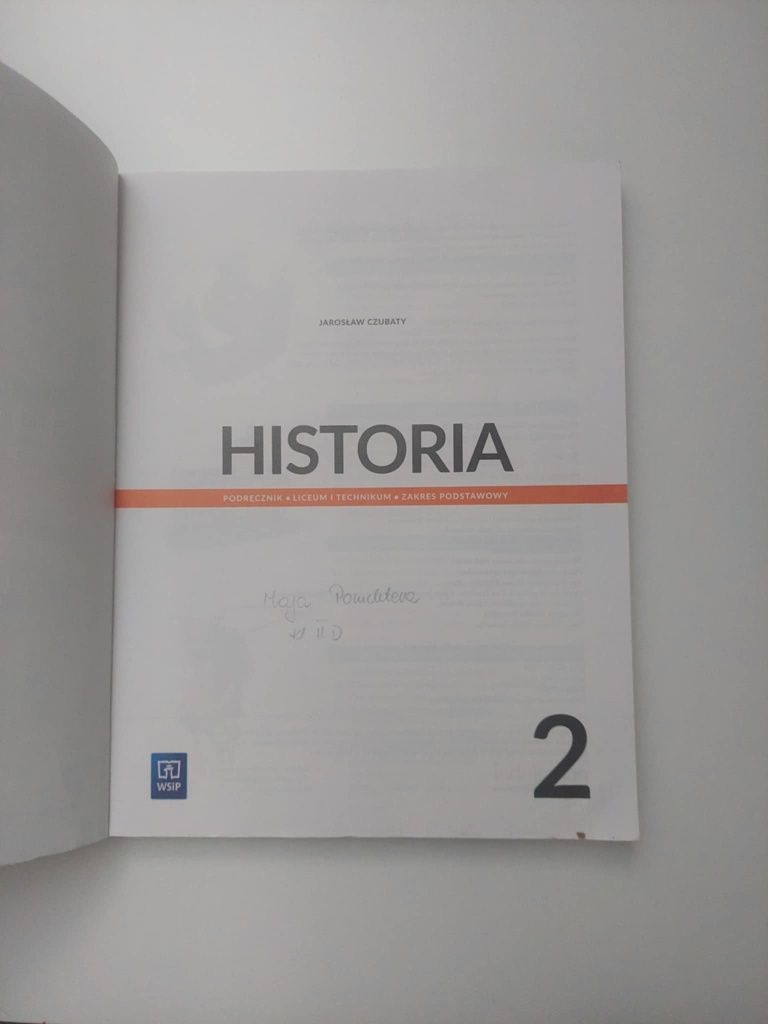 Historia 2 LO WSIP Podręcznik podstawowy JAK NOWA!!!