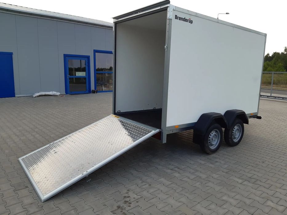 Brenderup Cargo 7350 TBR rampa 350x155x185 cm  2500 kg kontener, dwie osie, mocny solidny