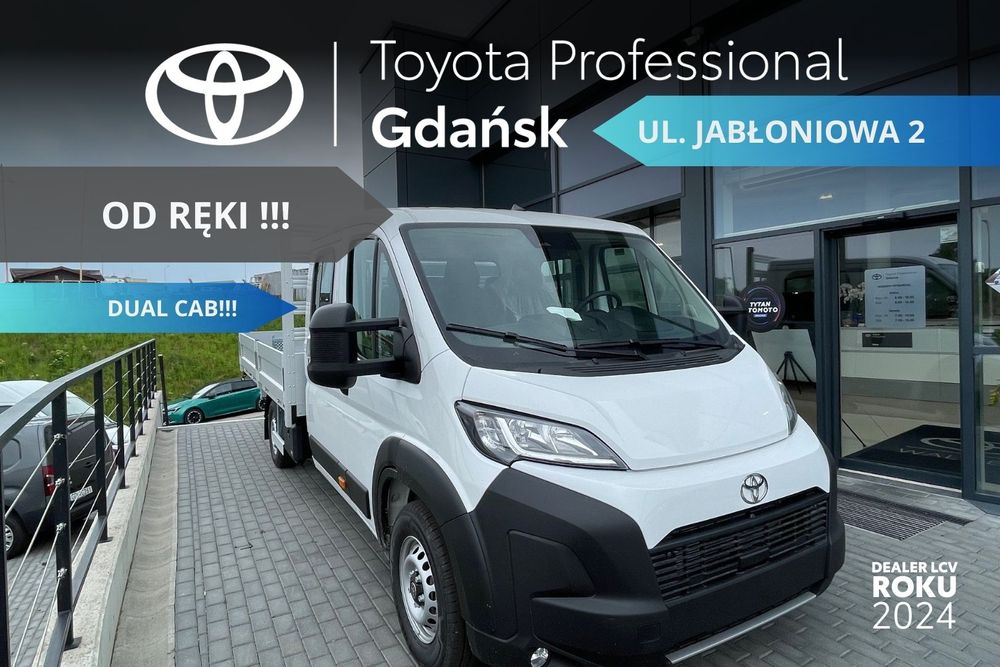 Toyota Proace MAX  Proace MAX Dual Cab Active - Skrzynia 3400x2200 - OD RĘKI