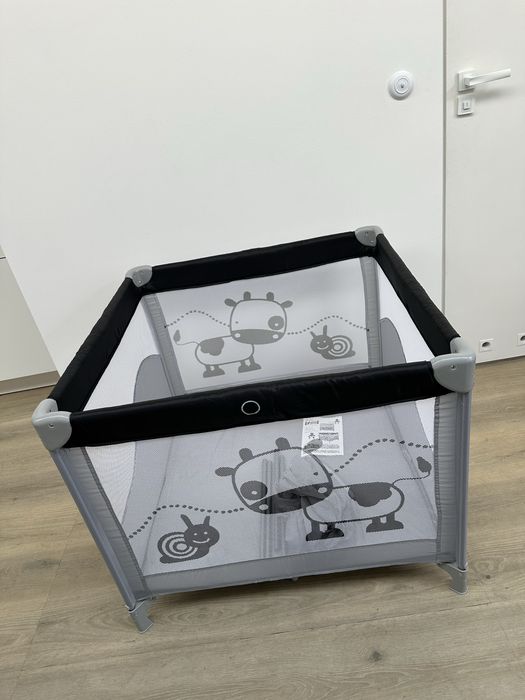 Looping składane łóżeczko turystyczne, kojec 90x90cm (2 poziomy)