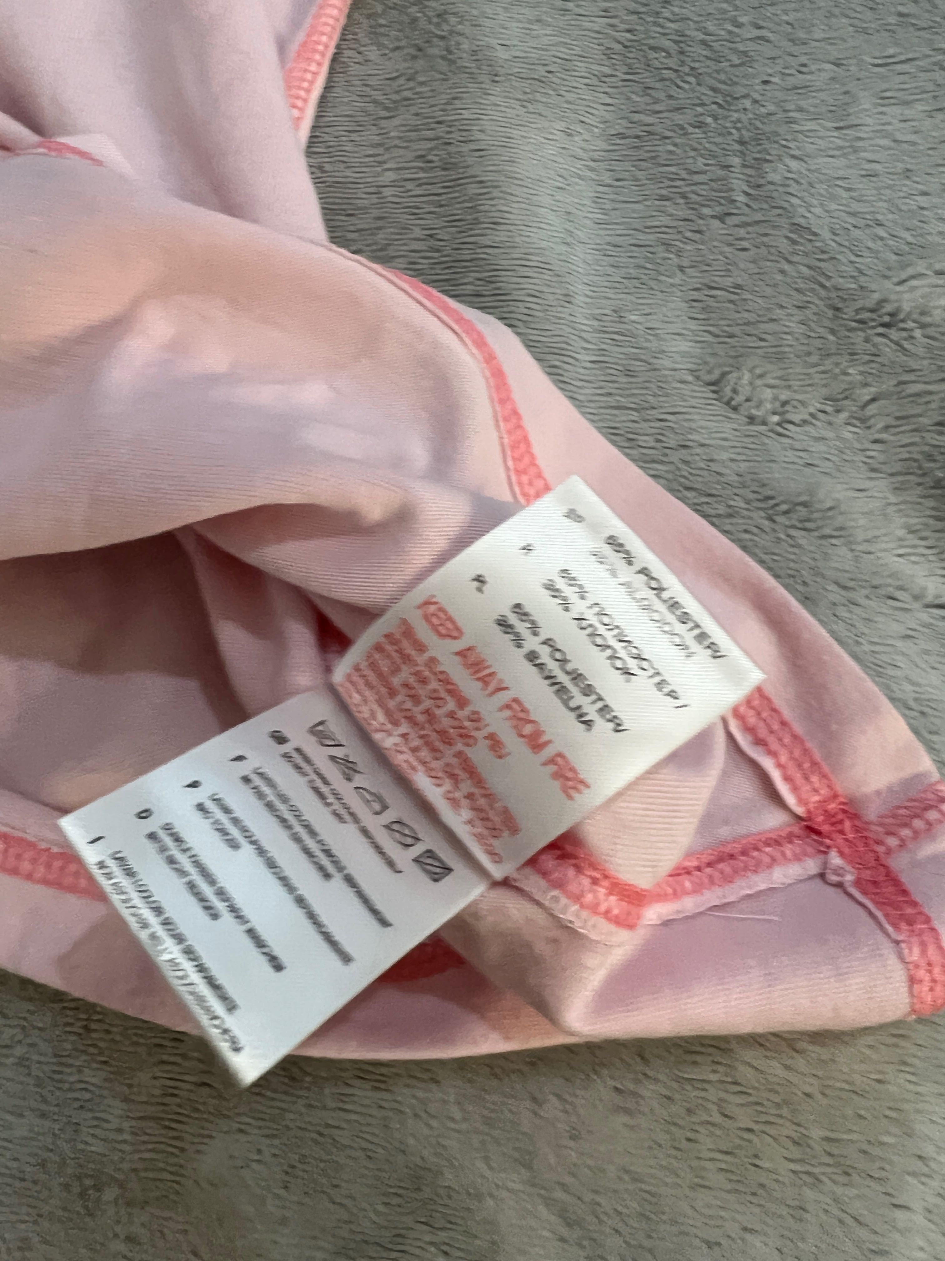 T-shirt / koszulka / bluzka z krótkim rękawem różowa - Reebok