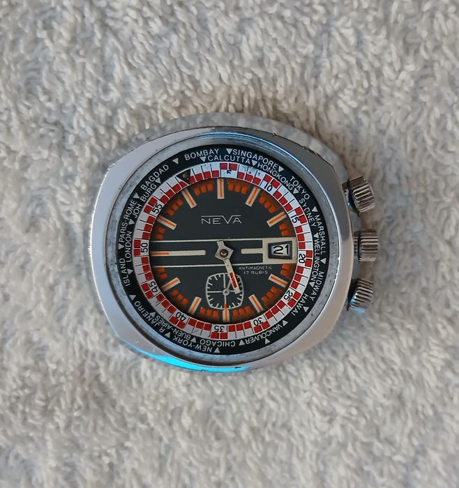 Relógio Neva Automatic 17 Rubis para Peças