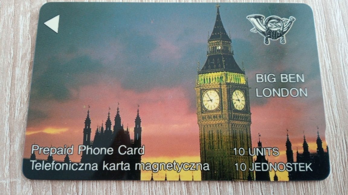 Karta telefoniczna 44P GPT Big Ben