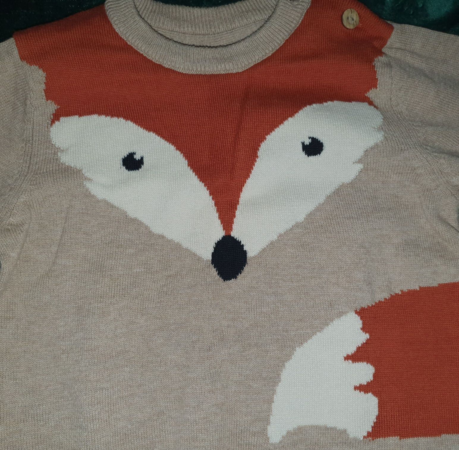 Sweter Lis H&M rozmiar 98
