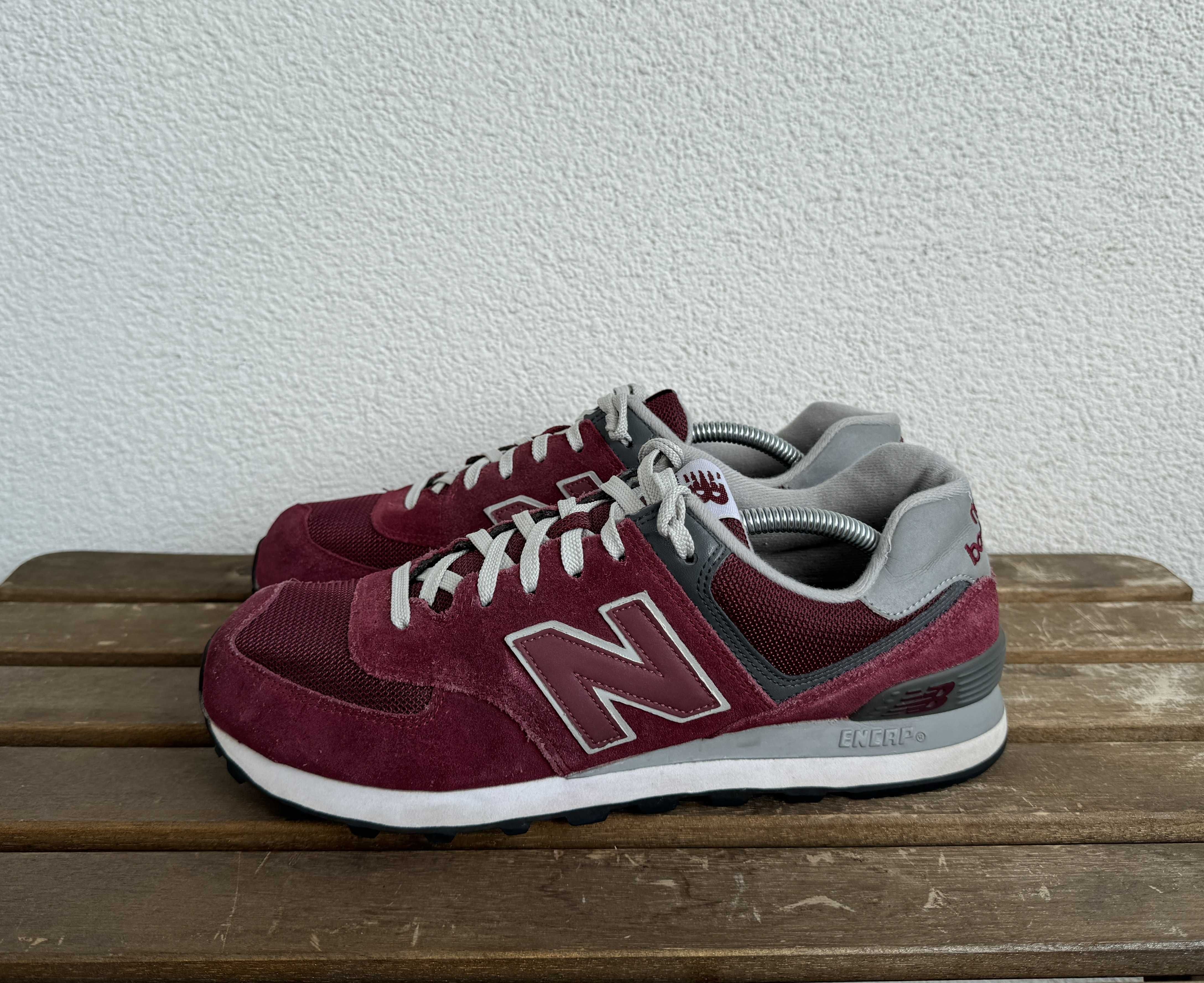 Buty Sportowe Męskie Zamszowe New Balance 574 Suede Sneakers Rozm 44