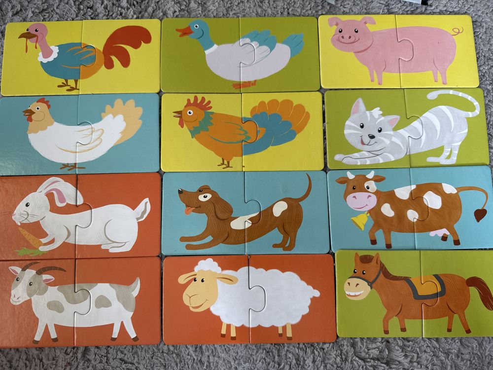 Puzzle dodo zwierzeta