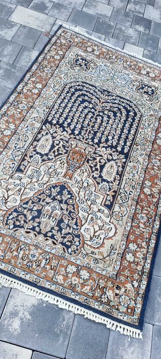 Isfahan dywan wełniany tkany ręcznie 160 x 95 cm perski wełna