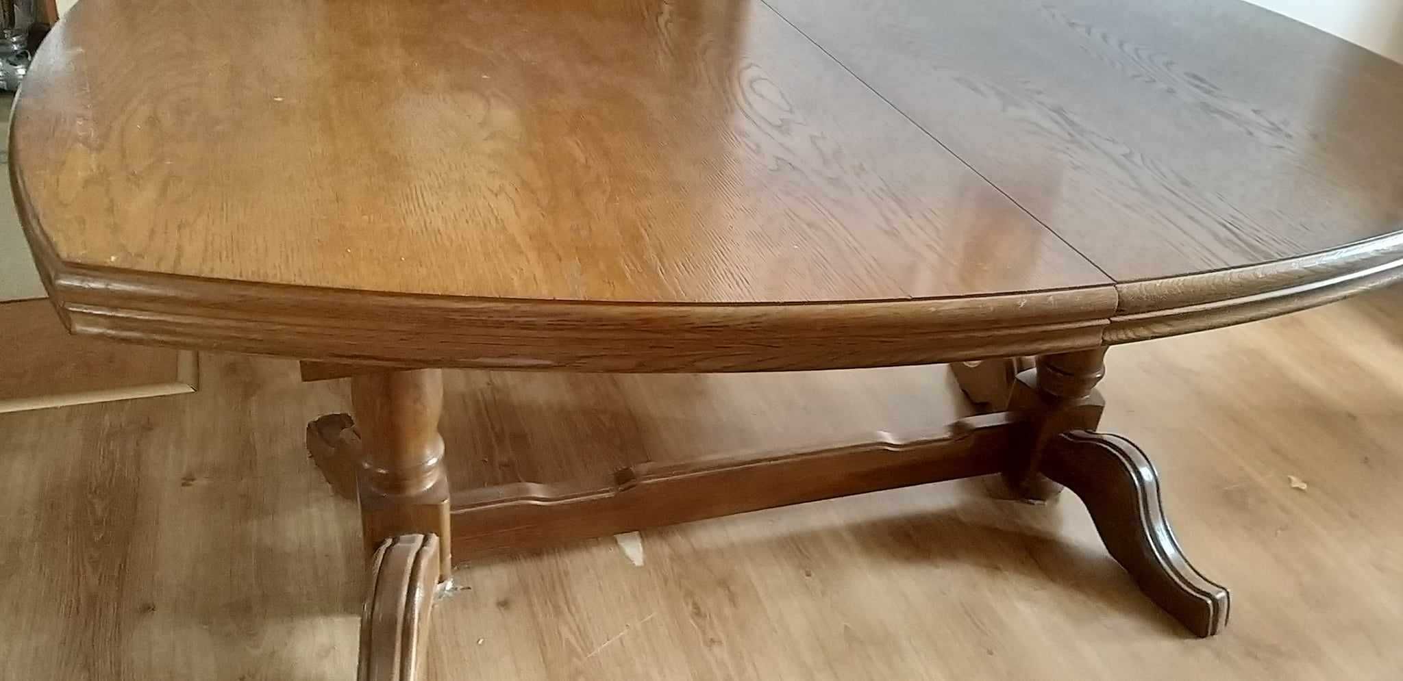 stół rozkładany dębowy używany