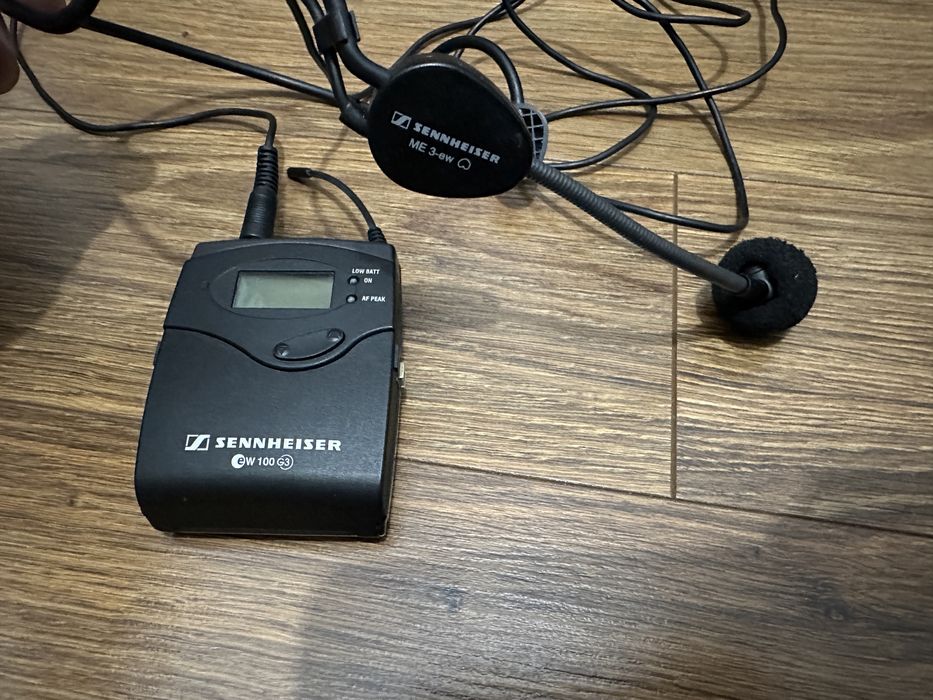 Nadajnik bodypack Sennheiser SK 100 G3+ ME 3ew
