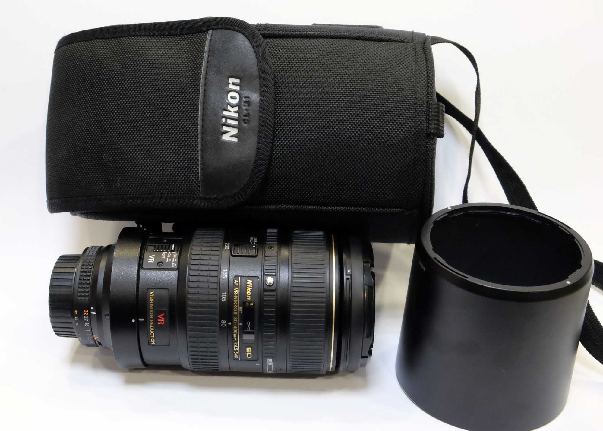 Nikkor Nikon AF-S 80-400mm F4.5-5.6 D ED VR. Gwarancja!