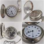 Карманные часы  " H.Moser & Cie "/серебро 84пр./