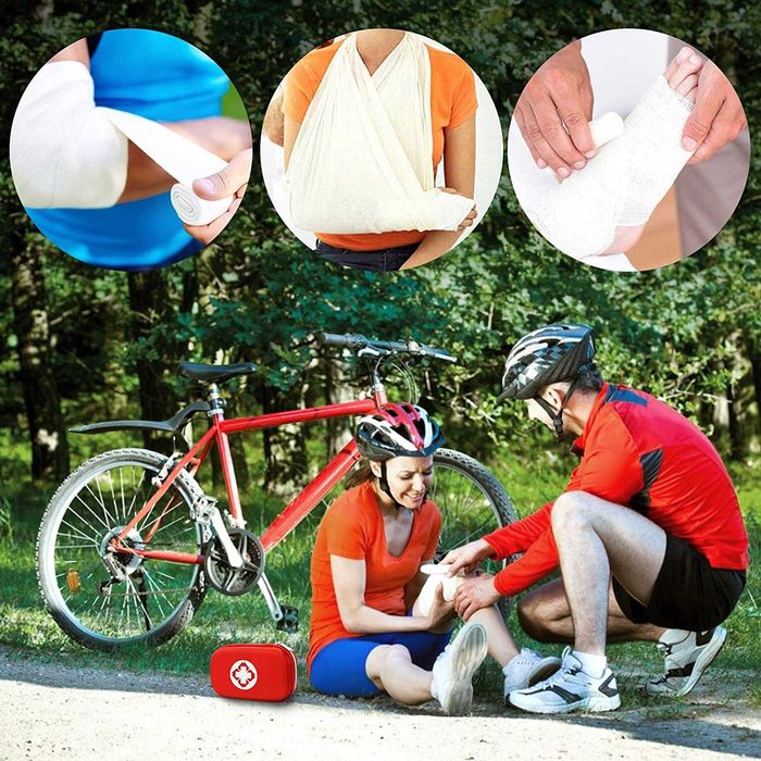 Kit de primeiros socorros novo para campismo, caça, viagens