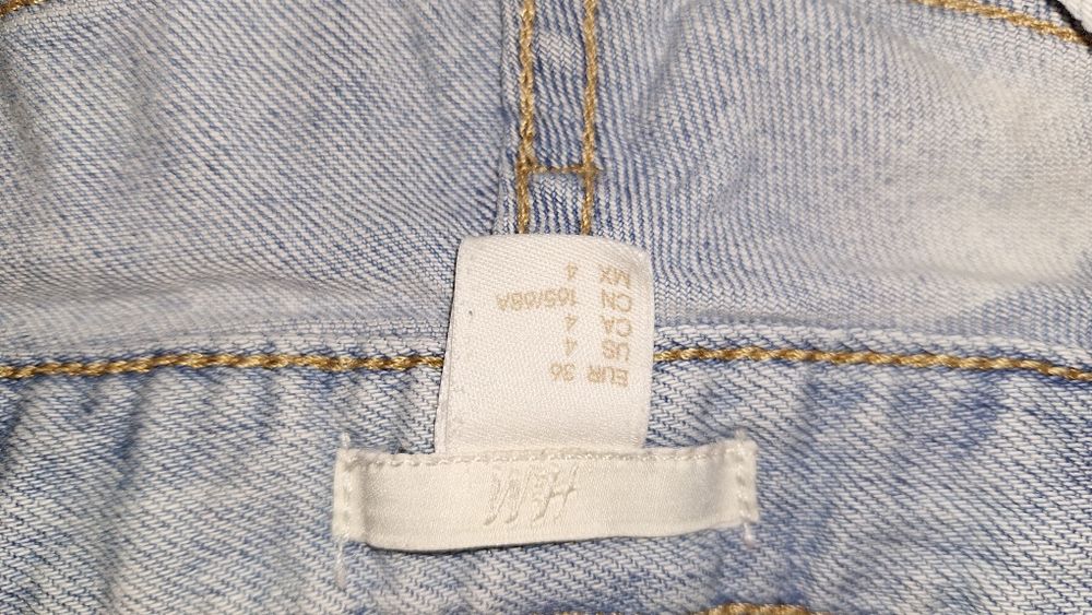 Krótkie spodenki szorty dżinsowe 36