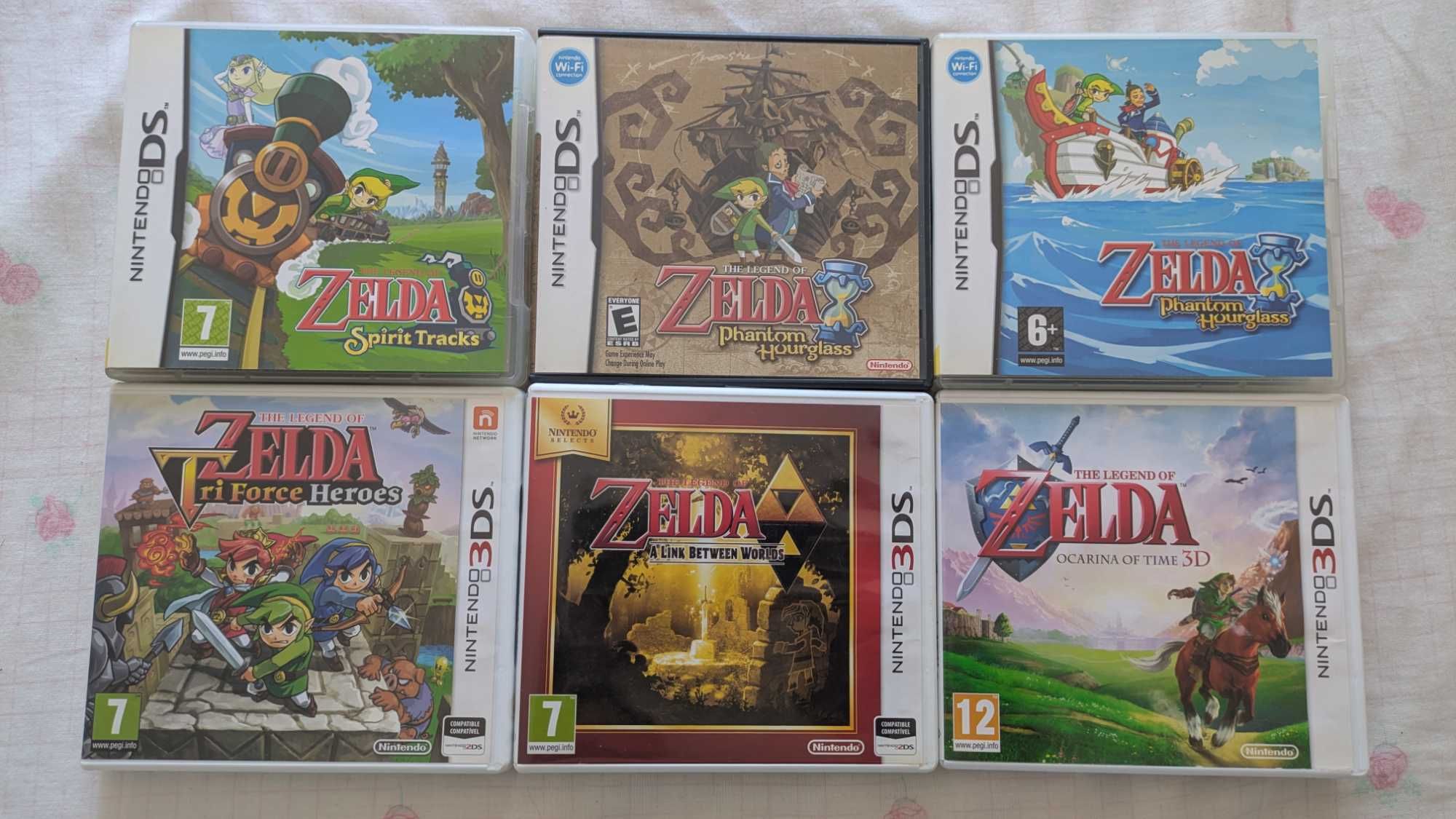 Jogos the legend of zelda  DS,3DS,Wii,Wii-U,Game Cube.
