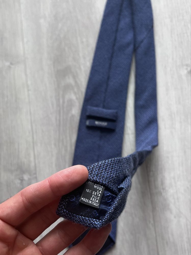 Boggi Milano wool silk tie krawat luxury premium
