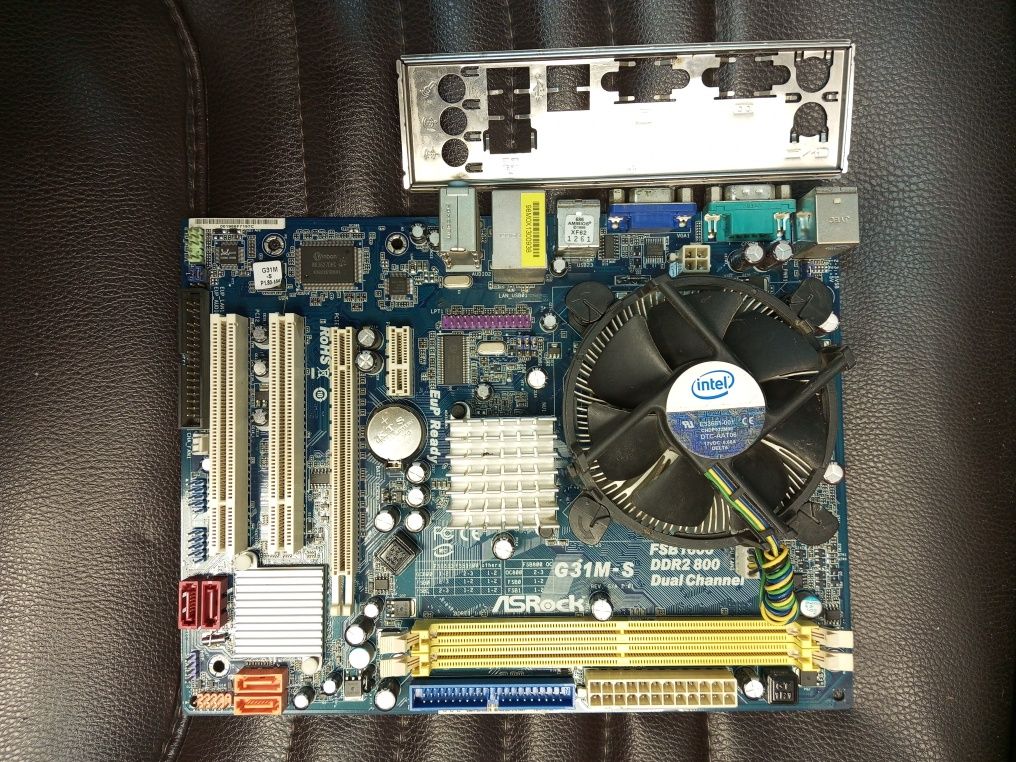 ASRock G31M-S Материнська плата+Процесор