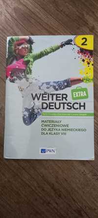 Materiały ćwiczeniowe Weiter Deutsch extra język niemiecki kl VIII