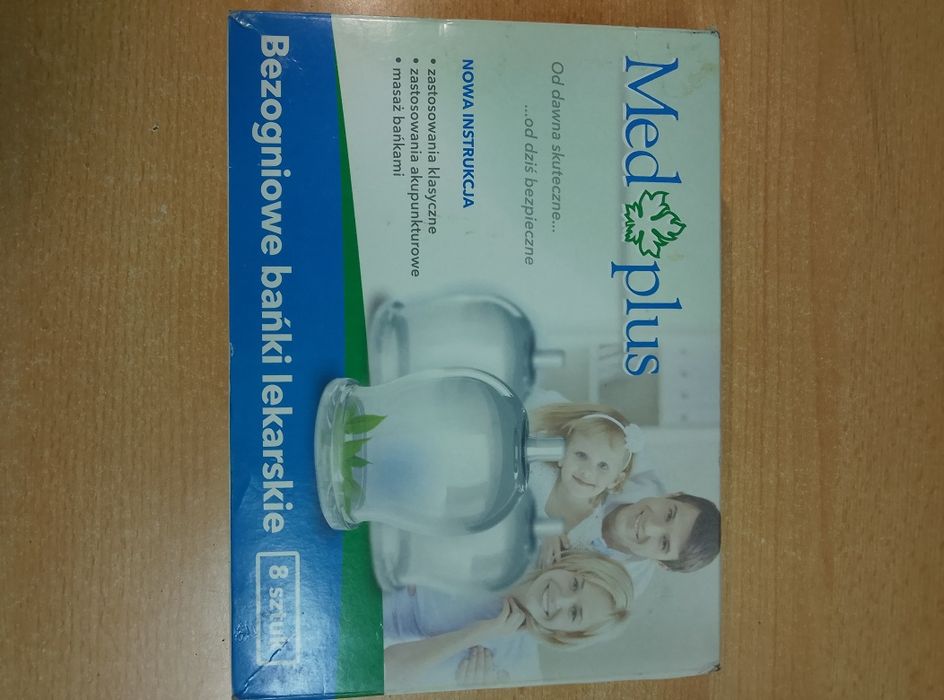 Bezogniowe bańki lekarskie Med Plus 8 sztuk