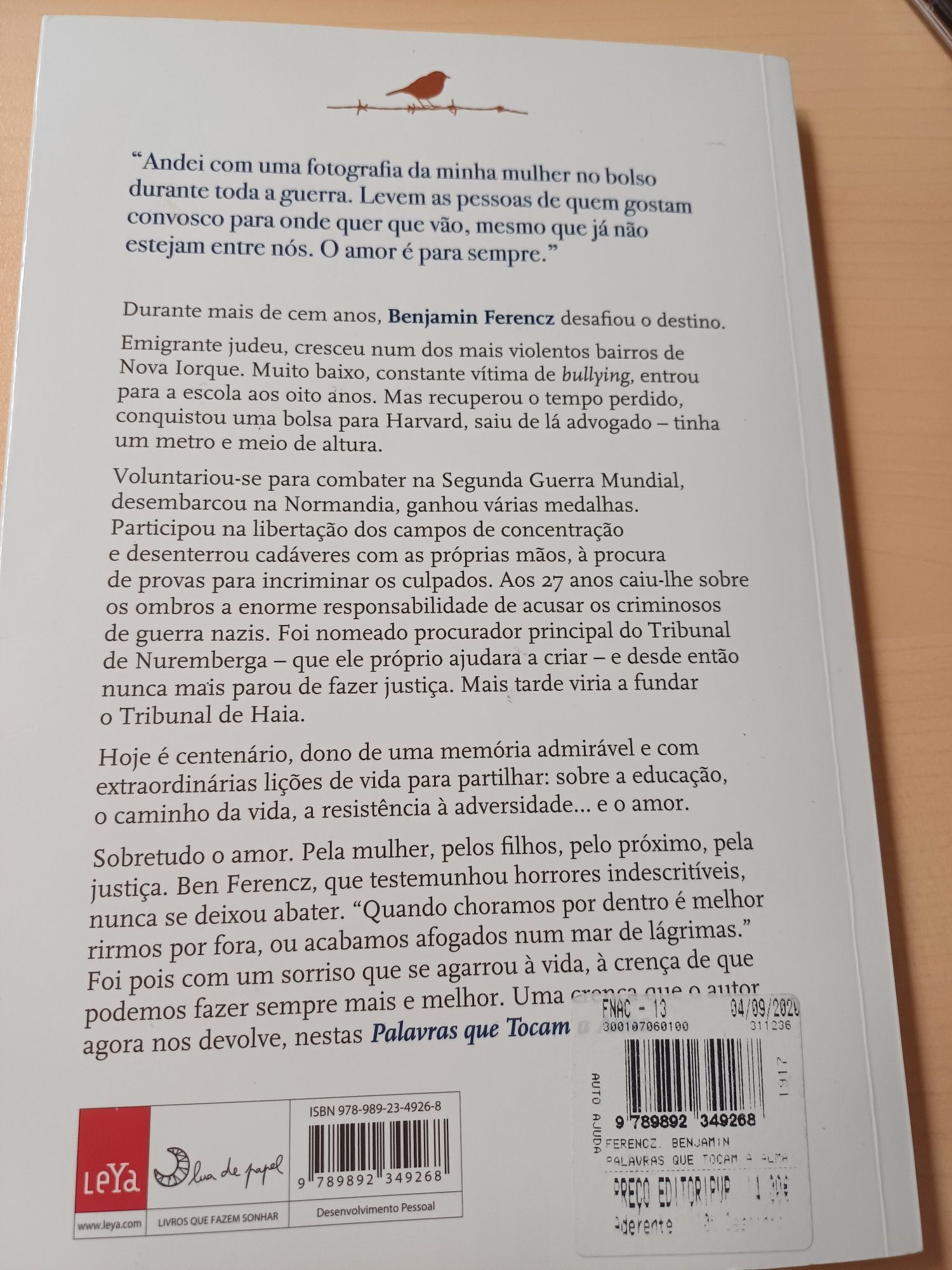 Livro: Palavras que tocam a alma