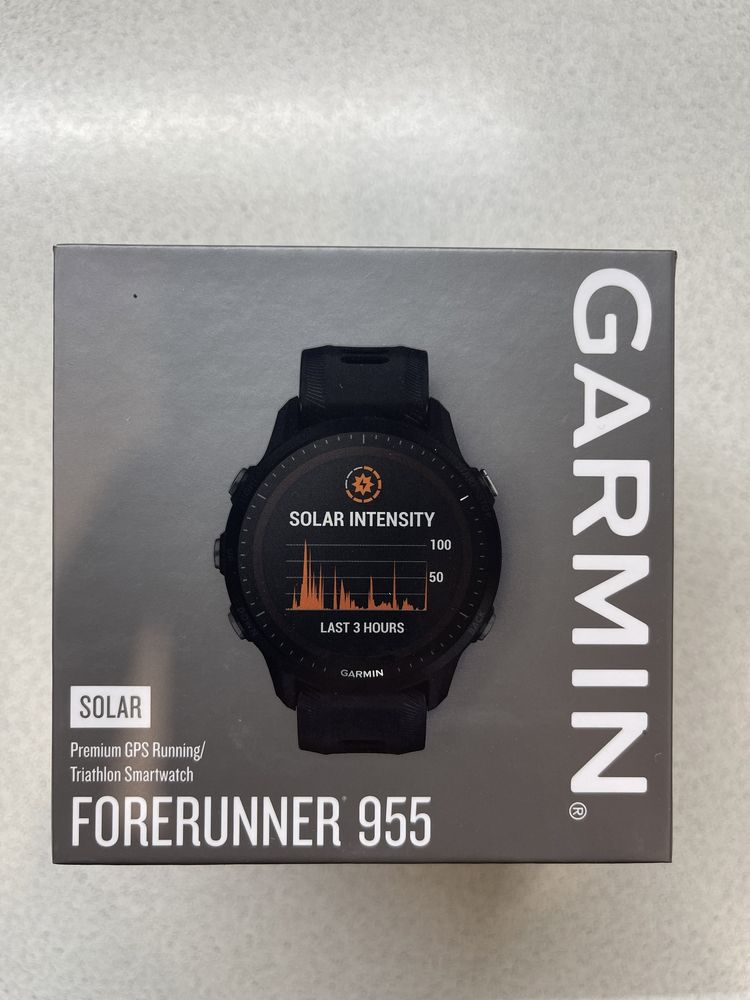 Смарт-часы GARMIN Forerunner 955 Solar Black (010-02638-20) Новые.