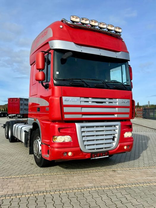 DAF XF105.510 | 6x2 | Pod zabudowę |Os podnoszona i skrętna | Retarder | Webasto | Klimatyzacja