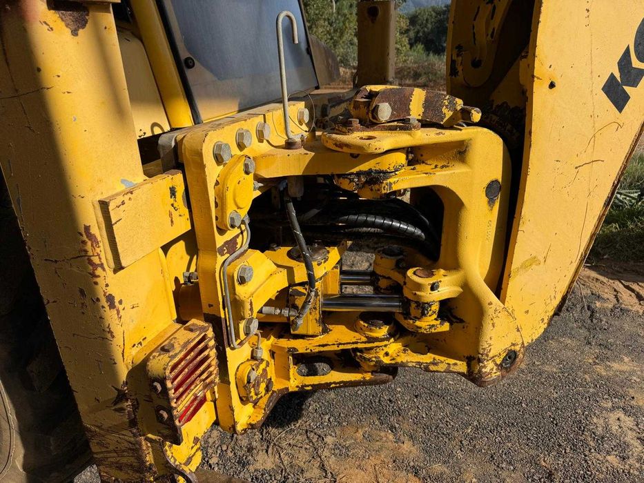 Retro Escavadora  Komatsu wb97r de Serviço