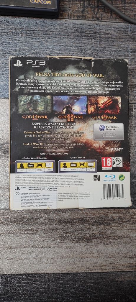 Gra God of War Trylogia unikat box Sony PlayStation 3