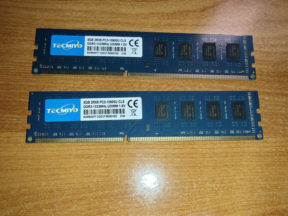 DDR3 16GB  (8GBx2) 1333Mhz
