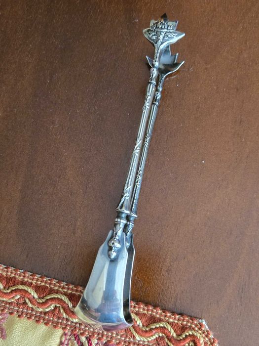 Szczypce Pazurki srebro Pr 950 Minerva Francja-Paryż do cukru lub lodu