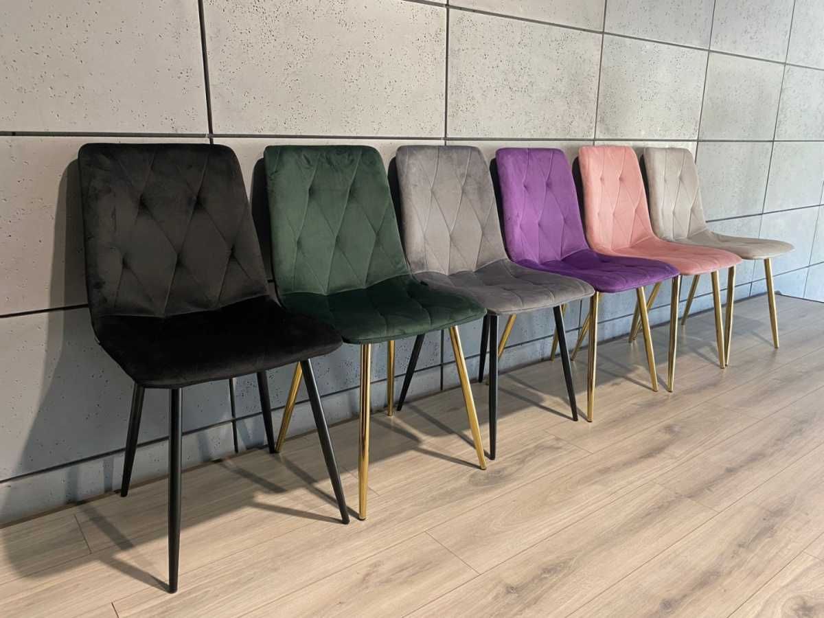 Krzesła do salonu kuchni jadalni tapicerowane LUGANO nowe