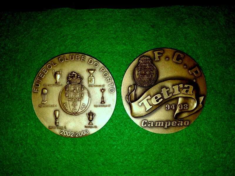 Medalhas do F.C. DO PORTO -FUTEBOL