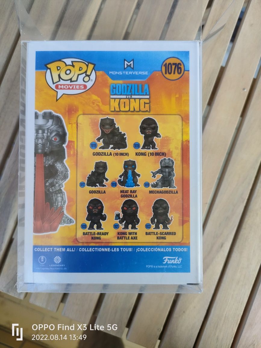 Funko pop movies Godzilla vs Kong - Mechagodzilla
Mechagodzilla
Glows