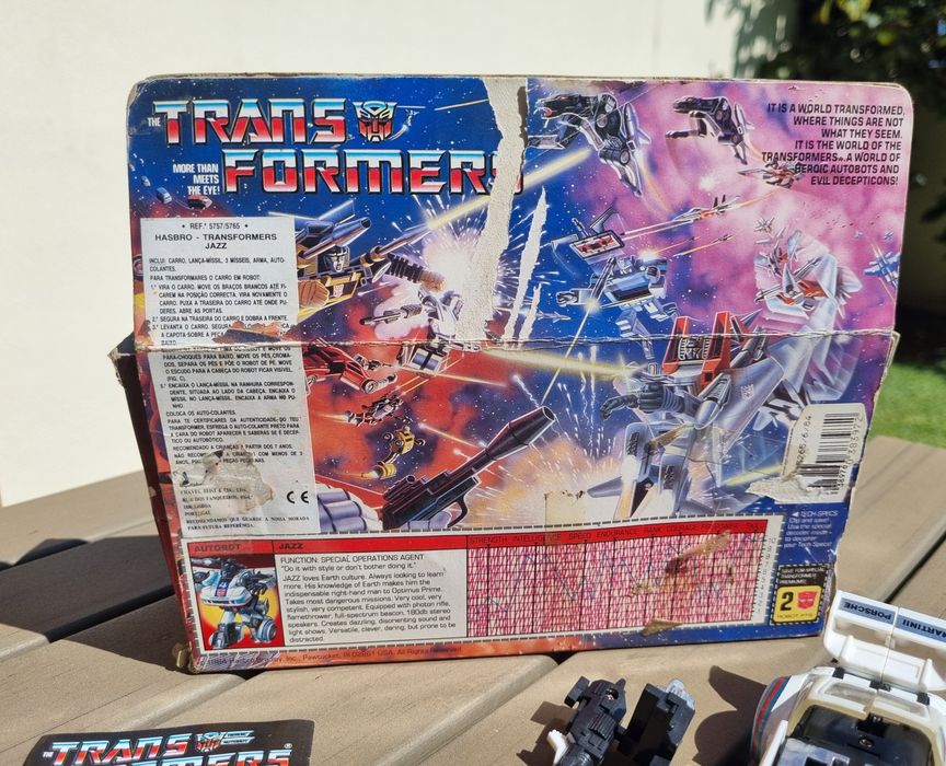 Transformers Jazz G1 original vintage nacional em caixa