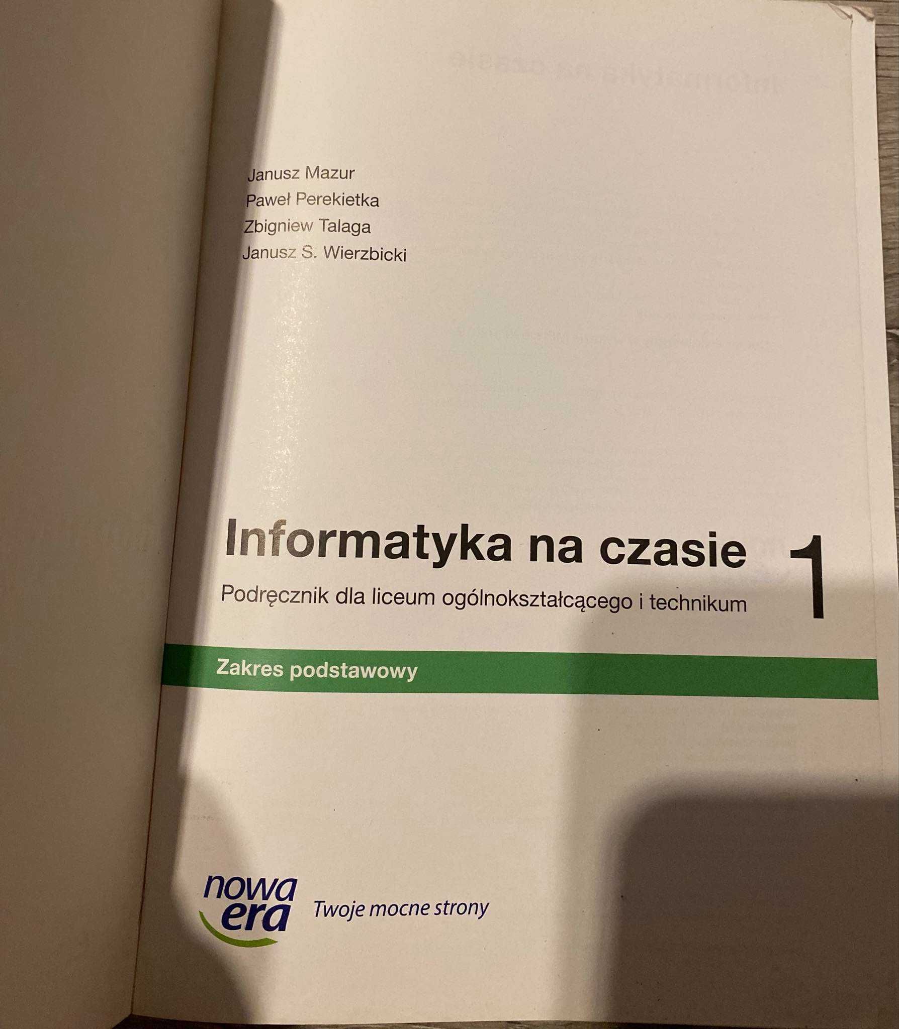 Książka  klasa liceum/technikum informatyka