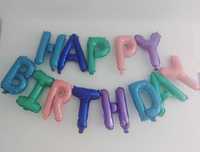 Happy Birthday-Urodzinowy napis z balonów-każda litera 42,5cm wys.