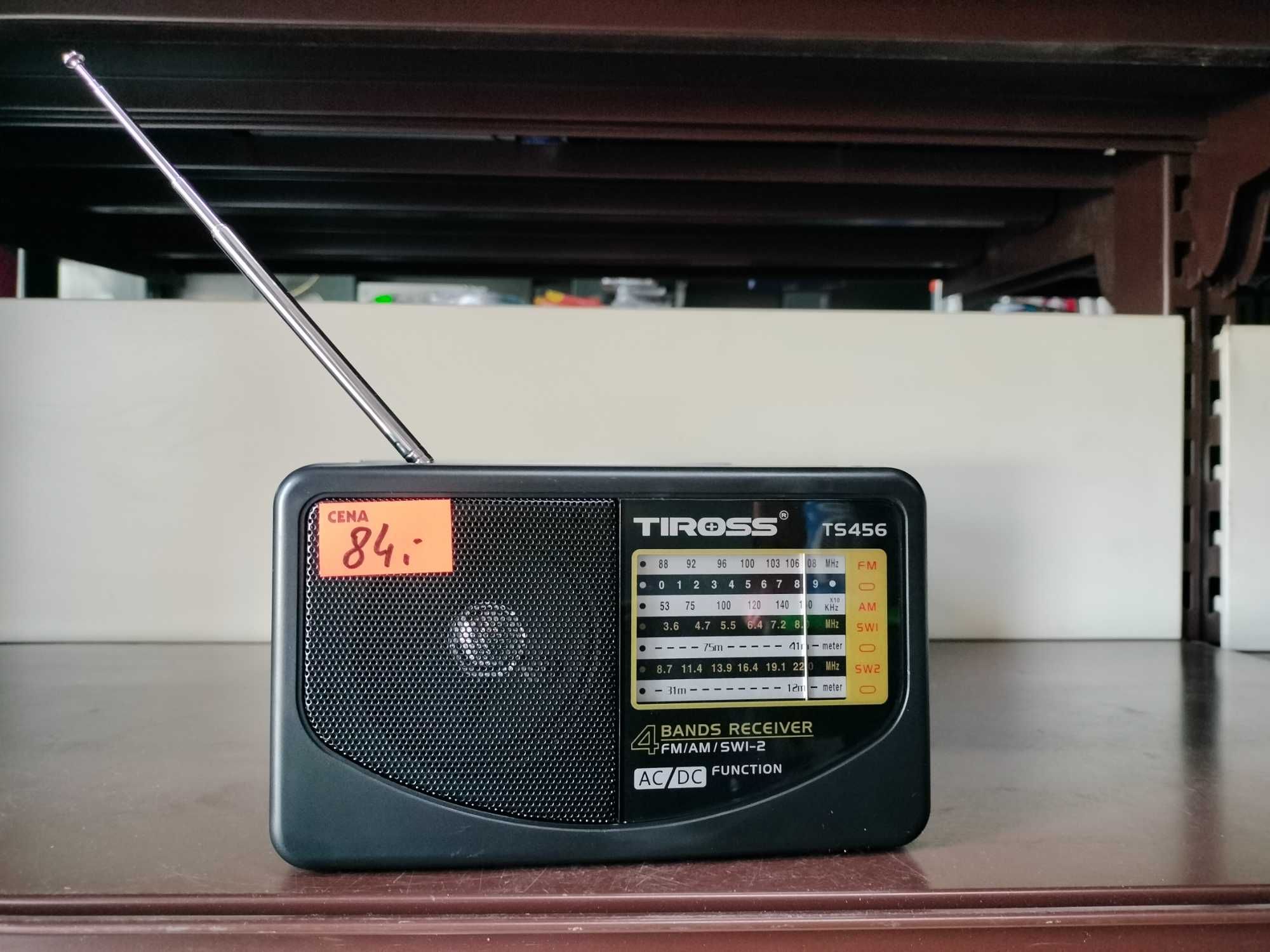 Radio sieciowo-bateryjne AM, FM Tiross TS-456 bardzo ładnie czysto gra