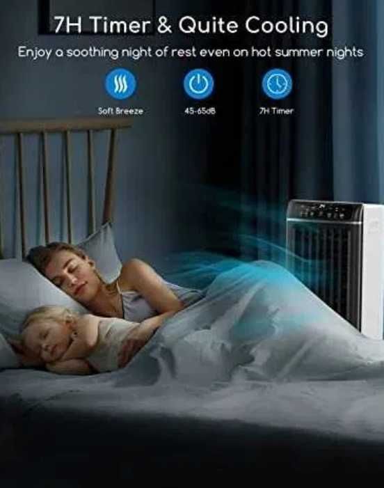 klimator, oczyszczasz, jonizer chłodzi i nawilża -ICyAir WAC -703D