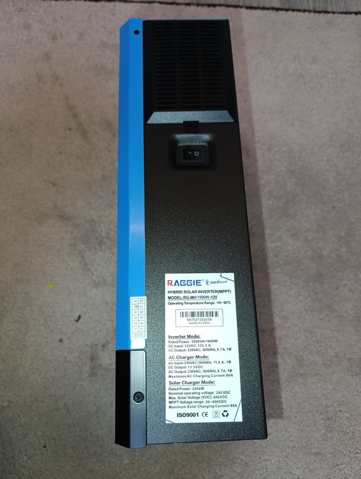 Raggie RG-MH 2.0kVA/1.6 кВт гібридний сонячний інвертор