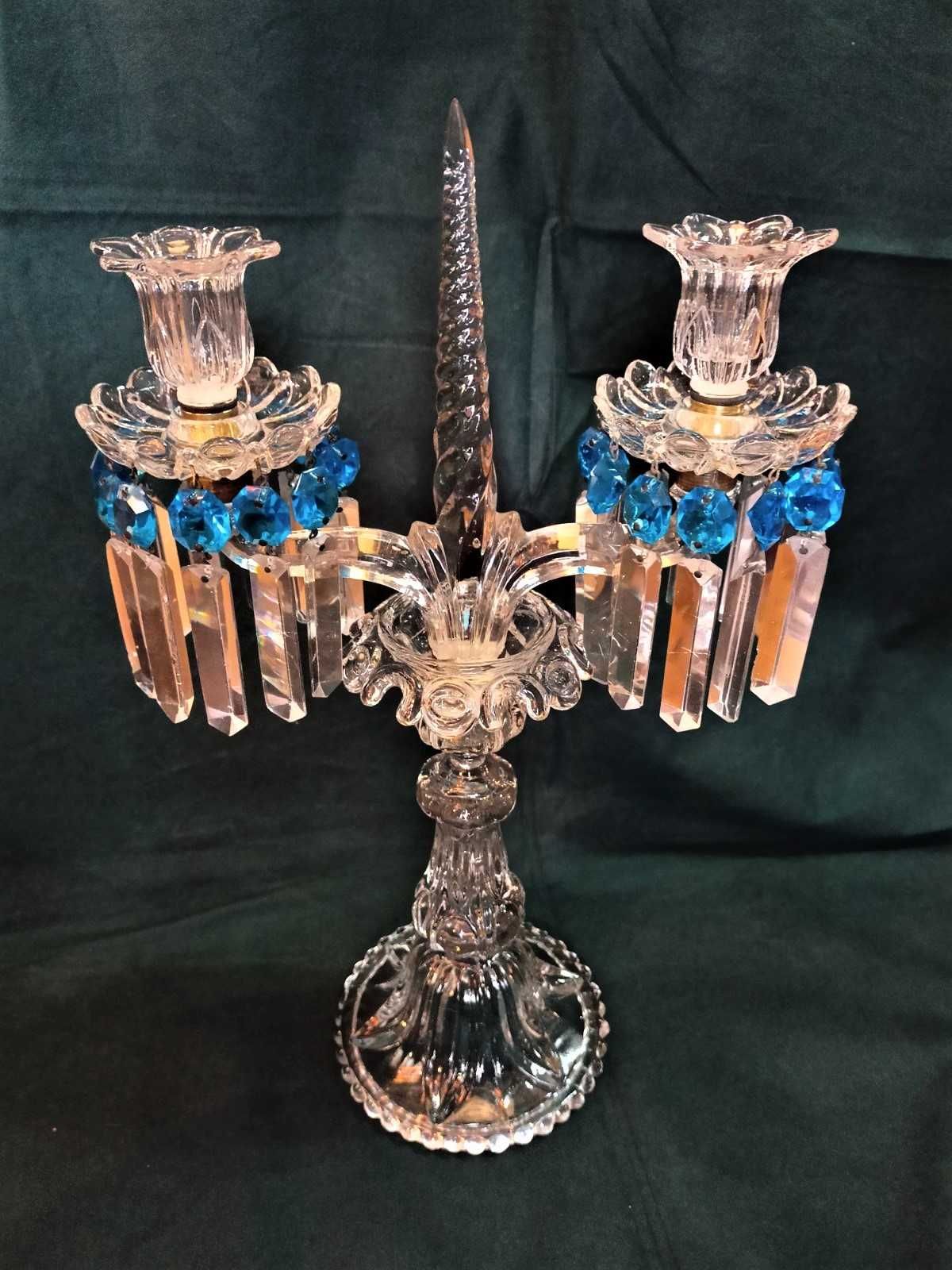 Candelabro 2 Lumes Vidro