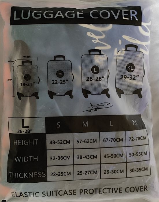 Чохол на валізу розмір Л