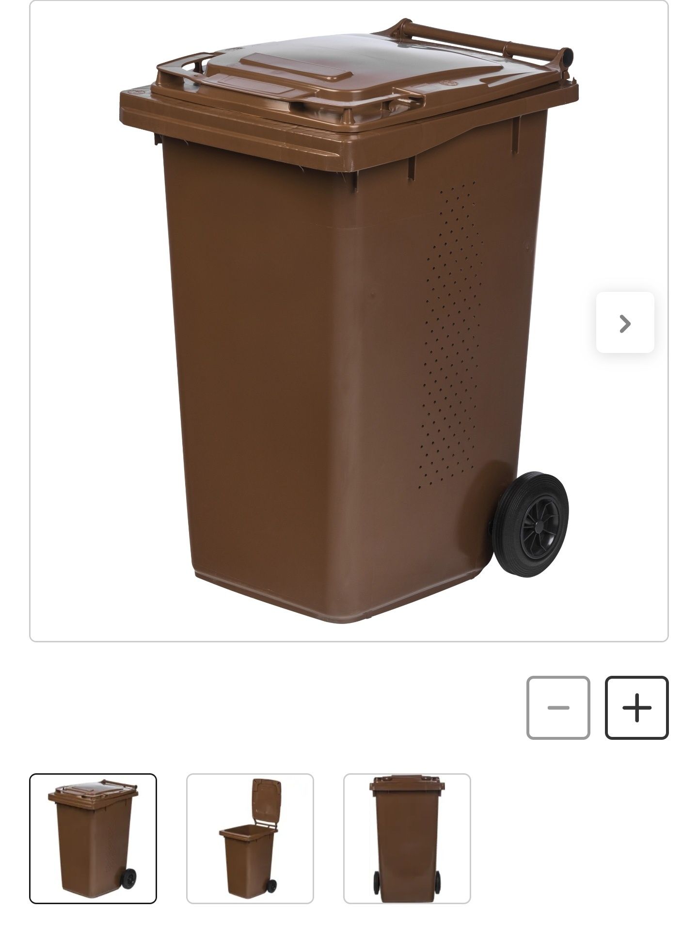 Pojemnik na odpady biodegradowalne 240l MGB ESE