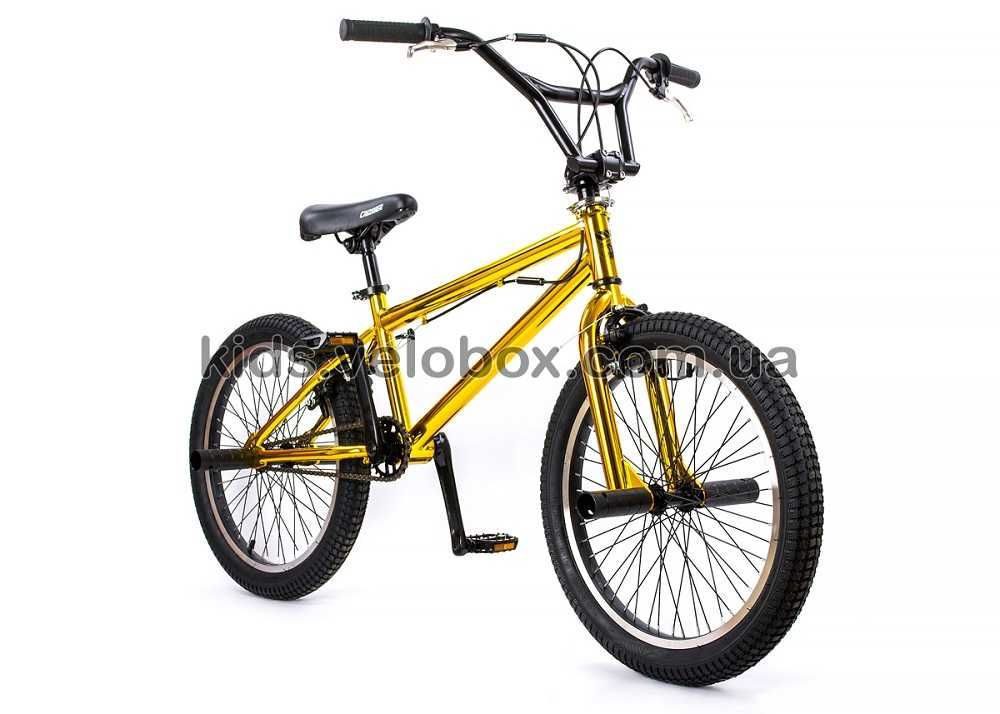 трюковий BMX БМХ велосипед для підлітка трюковий 20" Crosser Rainbow