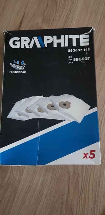 Мішки до промислового пилососа GRAPHITE 59G607-145