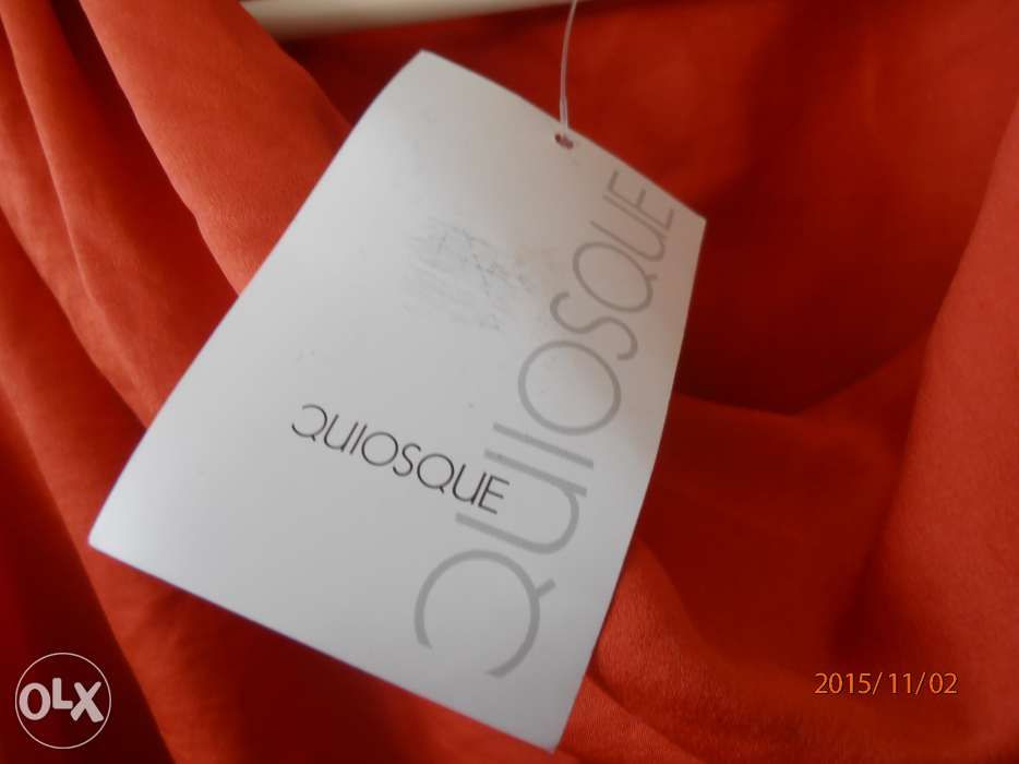 Bluzka QUIOSQUE, pomarańczowa, rozmiar 40